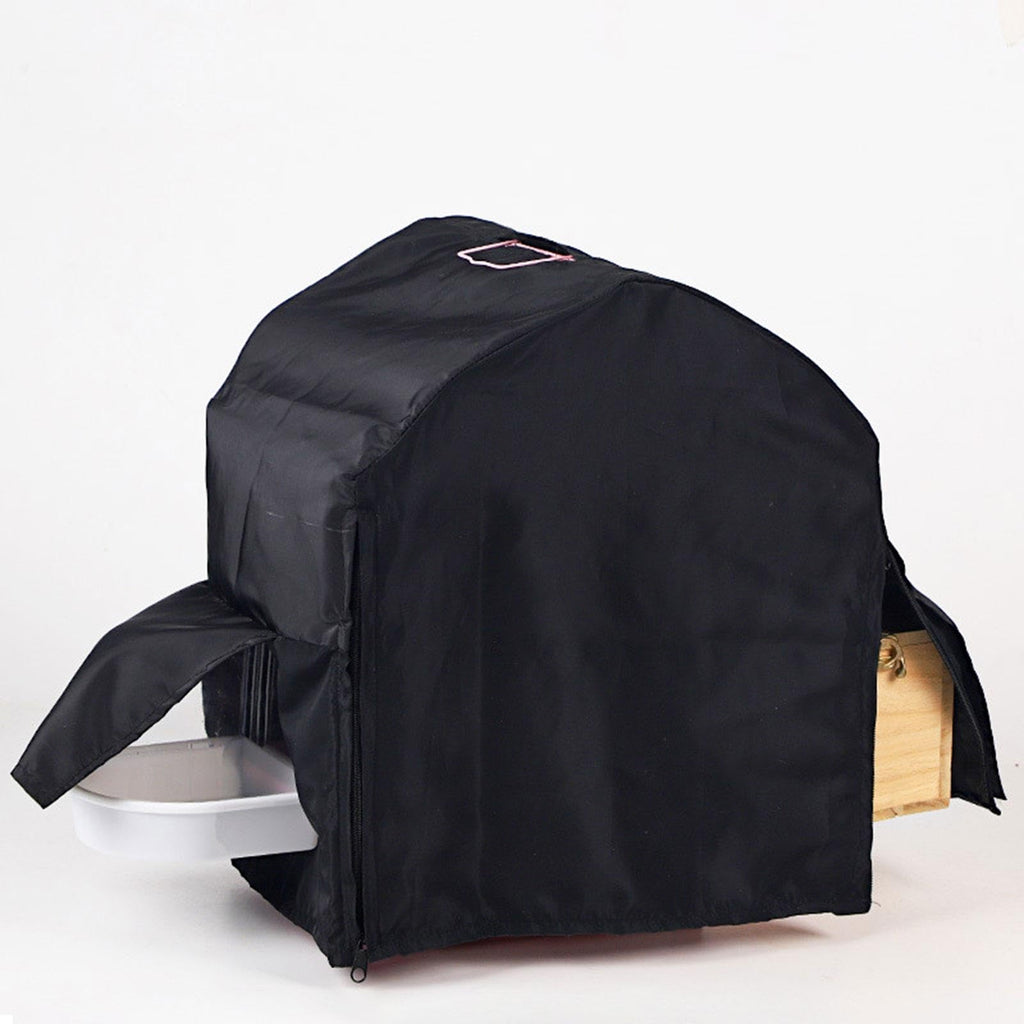 Leefasy Bird Cage Cover for Parakeets and Parrots, 11.61 x 8.66 x 15.75 in Blackout Night Cover with Zipper, Dustproof Privacy Shade for Square Cages