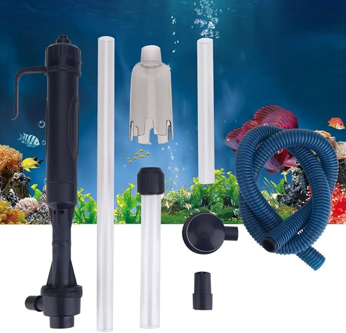Electric Aquarium Filter Pump 3-in-1 Water Changer & Cleaner for Fish Tanks with Gravel, Multi-Function Tank Maintenance Tool for Aquarium Water Exchange