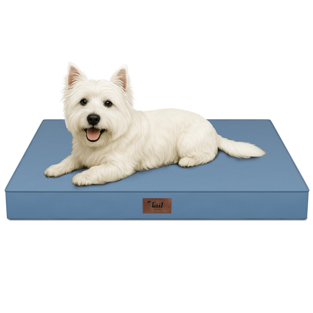 Tail Stories Waterproof Orthopedic Dog Crate Bed for Small Dogs & Cats