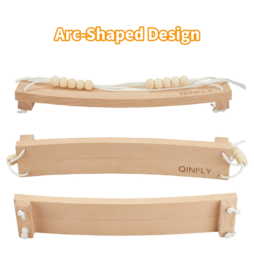 Arc-Shaped Beech Chicken Swing Toys Handmade for Coop Accessories