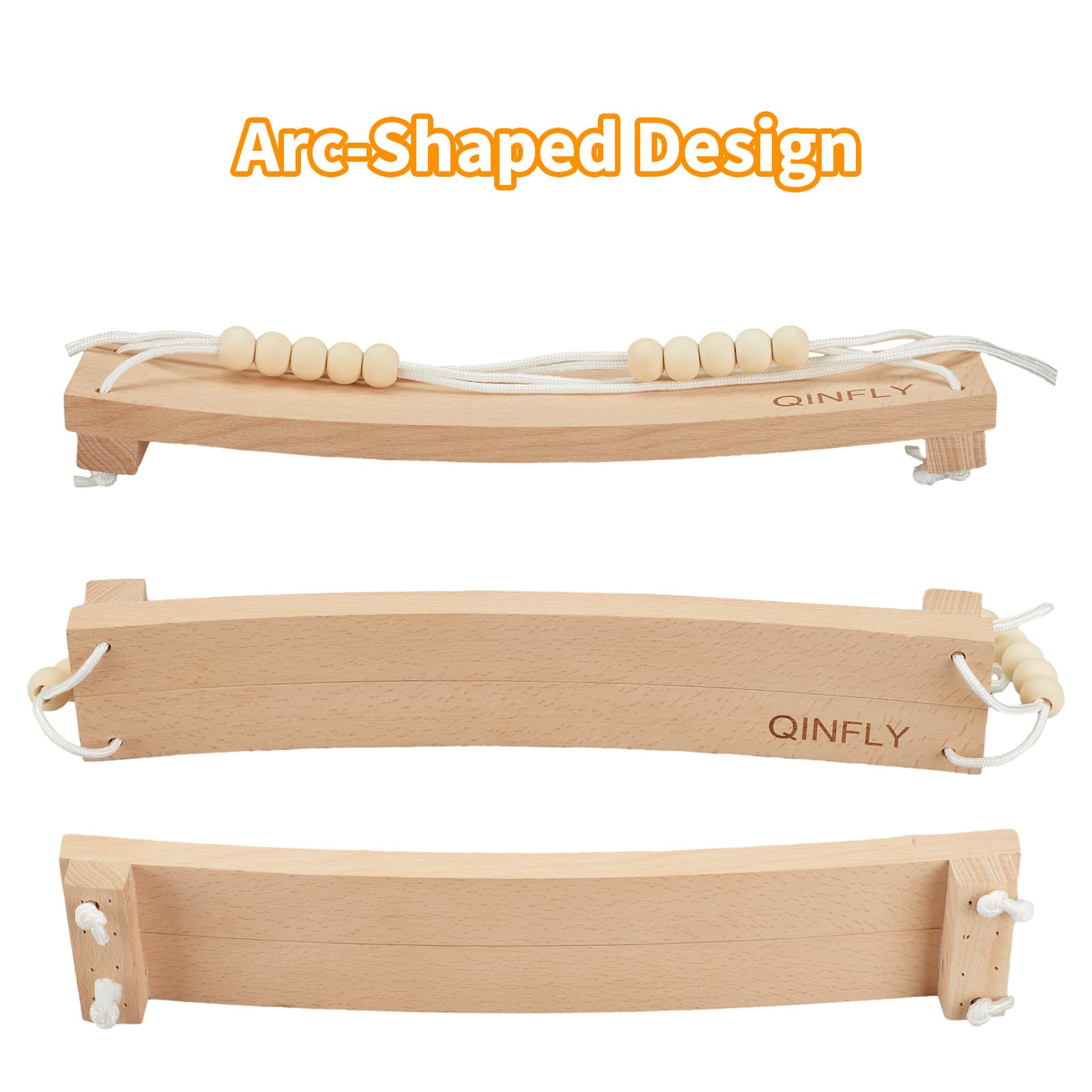 Arc-Shaped Beech Chicken Swing Toys Handmade for Coop Accessories