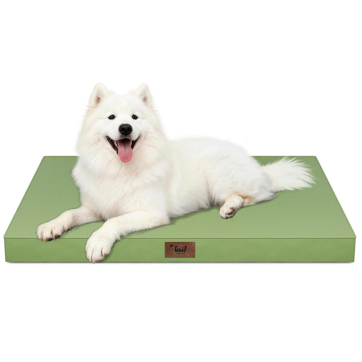 Tail Stories Large Waterproof Orthopedic Dog Bed with Egg Crate Foam