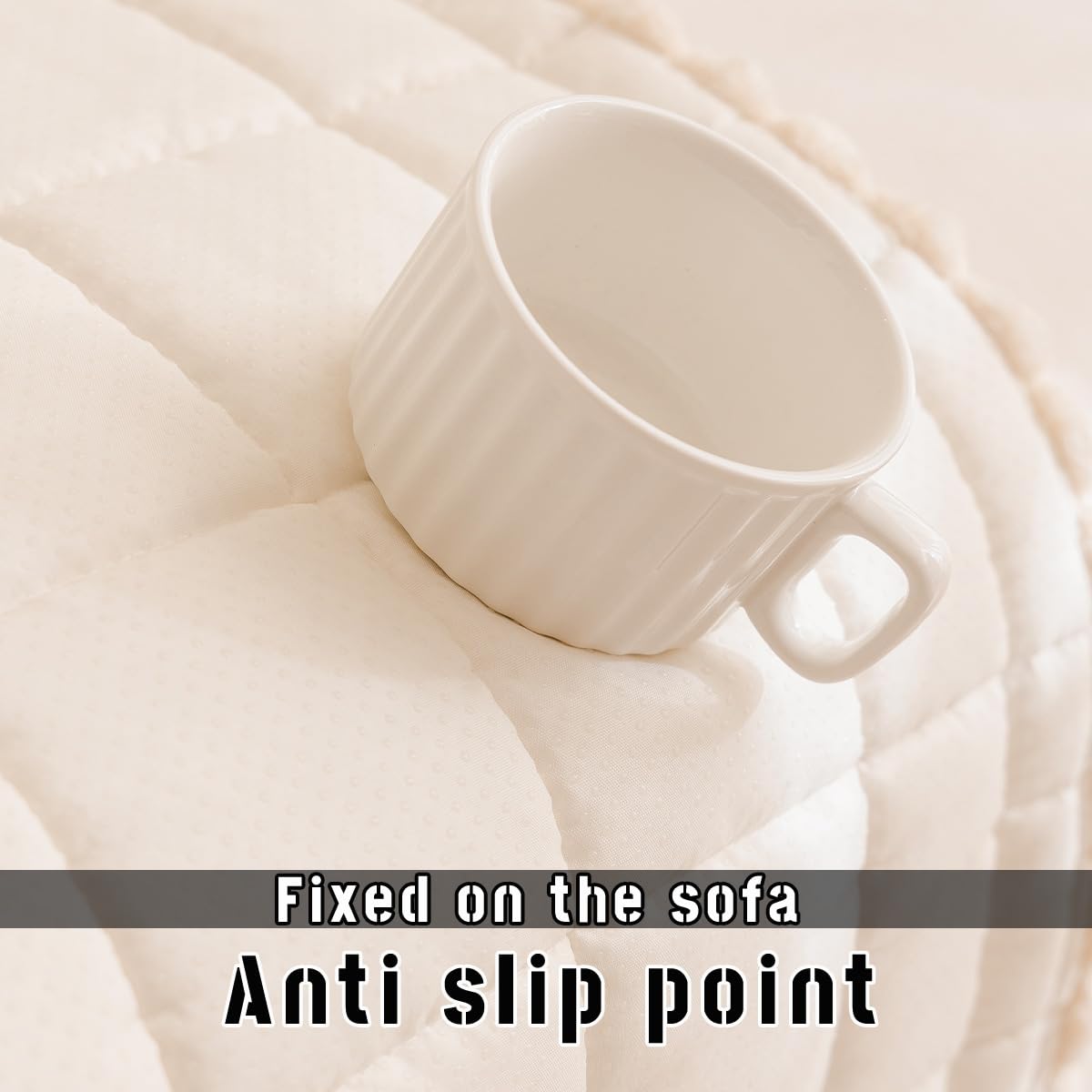 Mitid Sofa Cover Fuzzy Couch Cover for Pet, Couch Covers for Dogs Pets Mat