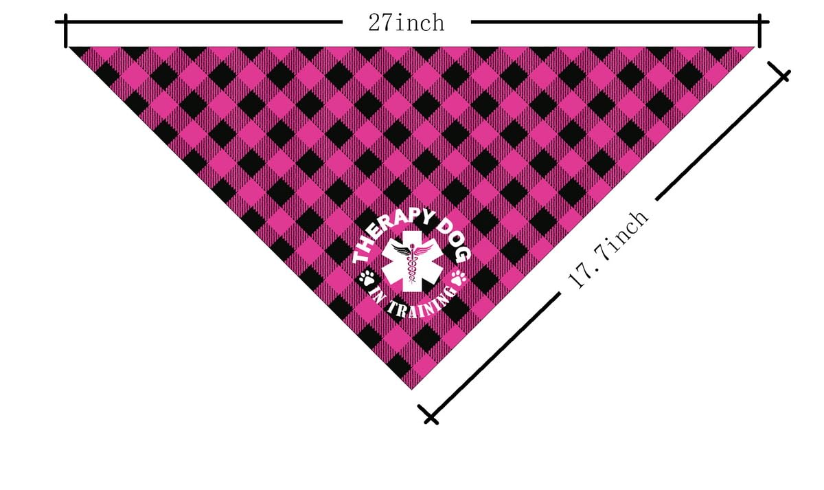 Dog Bandana for Happy Birthday Mom - Classical Plaid Printing Scarf Accessories, Pet Gift for Mom's Birthday Party (L16)