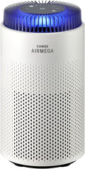 COWAY Air Purifiers for Bedroom Home up to 450 ft², Particulate Filter for Smoke, Allergies, Pet Dander, AQI Monitor, Auto&Sleep Mode, Timer, Filter Indicator, Night Light, 3yr Warranty, 50 White