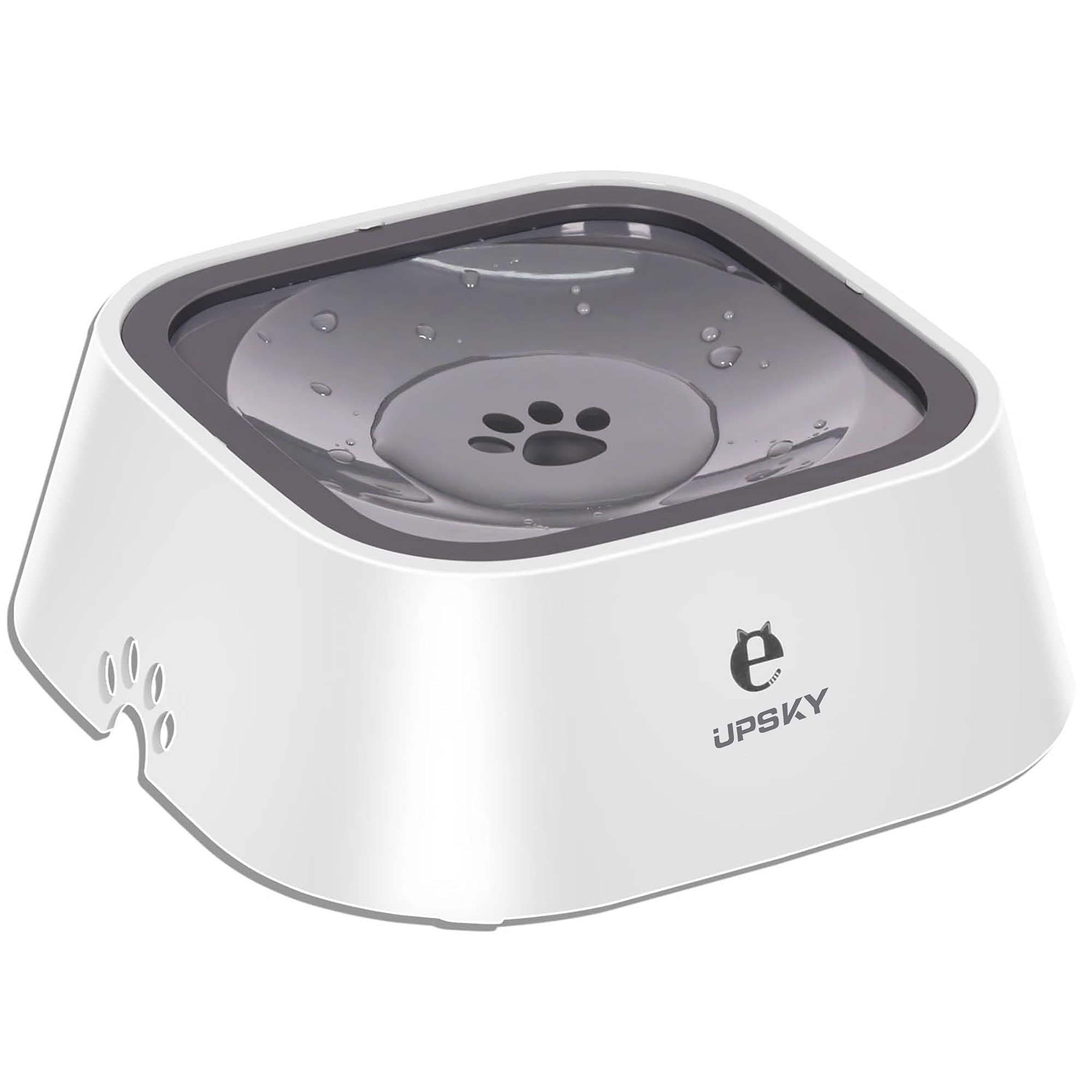 UPSKY 35oz No-Spill Pet Water Bowl, Slow Water Feeder for Dogs and Cats