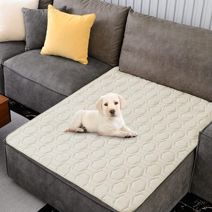 Tcksstex Waterproof and Anti-Slip Dog Bed Cover and Pet Blanket Sofa Pet Bed Mat ，car Incontinence Mattress Protectors Furniture Couch Cover for Most Cats Dogs