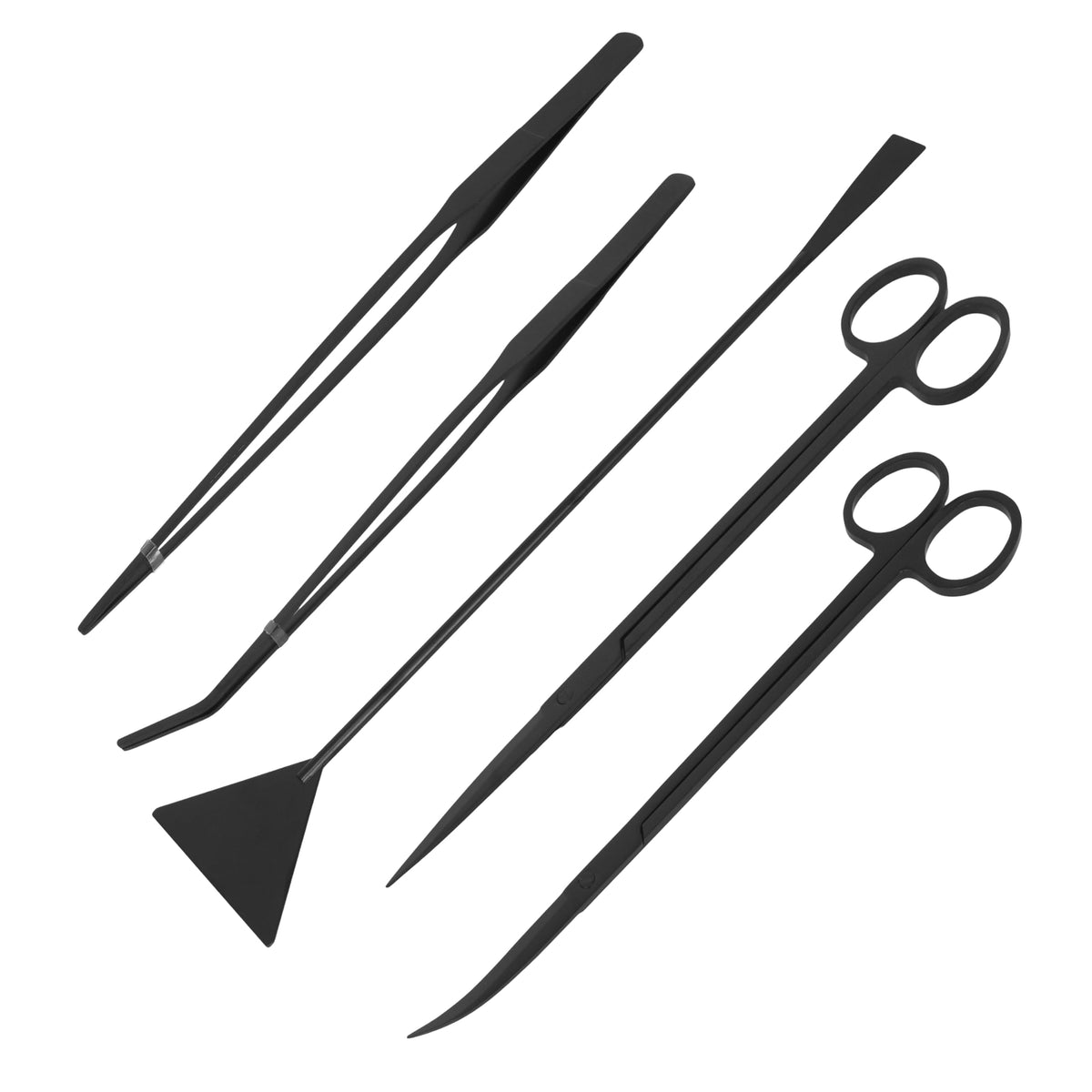 Mandala Crafts Stainless Steel 12" Curved Aquarium Scissors for Fish Tanks