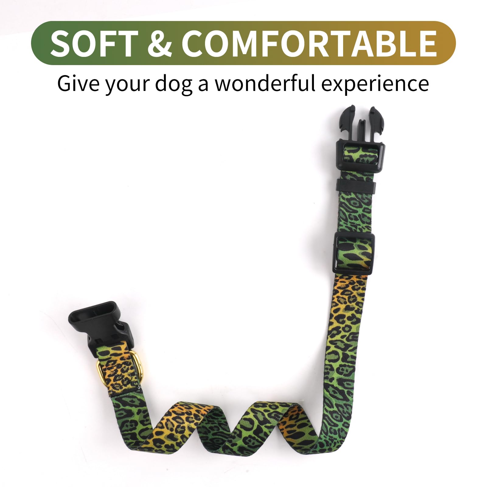 QQPETS Adjustable Soft Dog Collar: Print Flower Pink Multicolor Cute Patterns for XS Small Medium Large Pet Girl Boy Puppy Walking Running Training