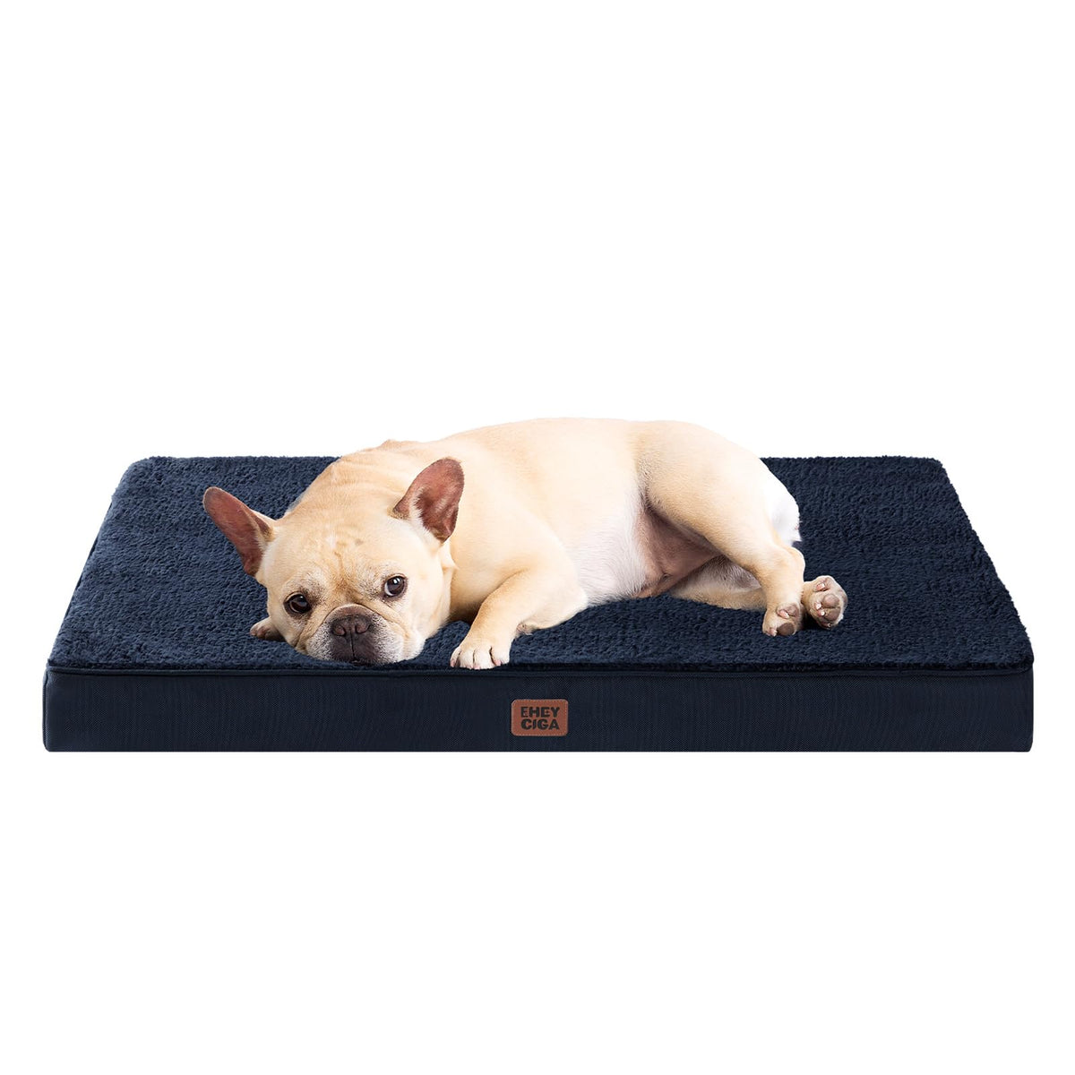 EHEYCIGA Orthopedic Dog Beds, Egg Crate Dog Bed Pet Mat with Washable Removable Cover, All Size Dogs
