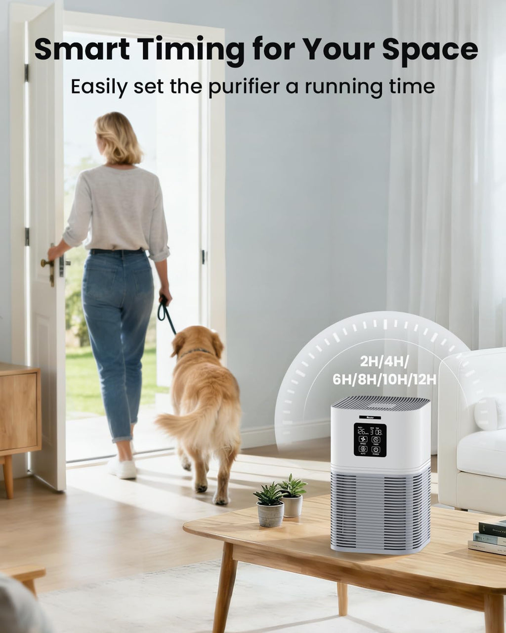 VEWIOR H13 True HEPA Air Purifiers for Home up to 1200 sq.ft.