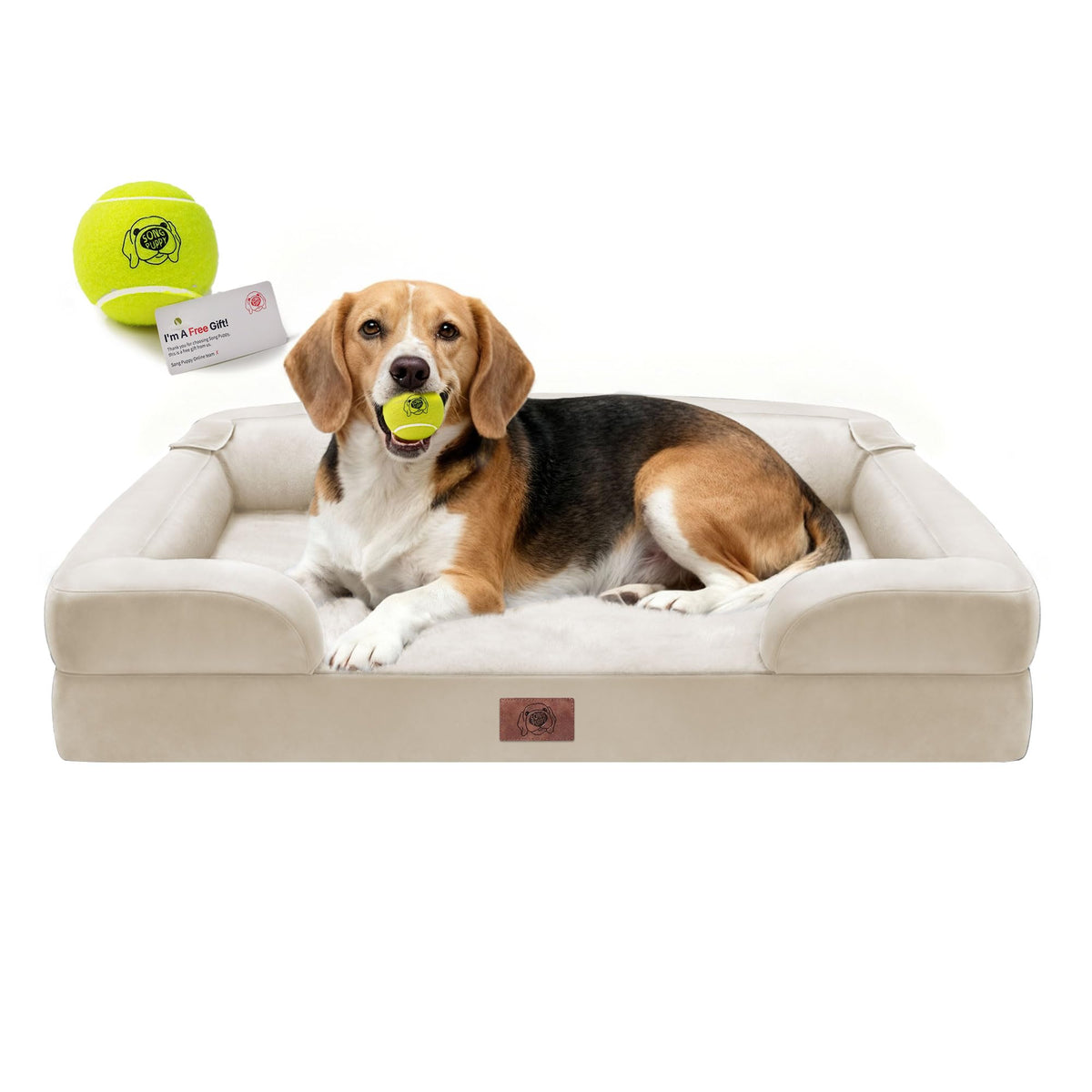 Song Puppy Waterproof Orthopedic Dog Bed for Extra Large Sized Dogs