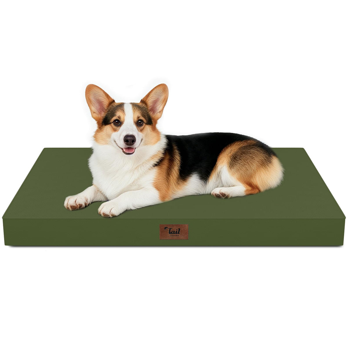 Tail Stories Outdoor Waterproof Orthopedic Dog Bed for Large Dogs
