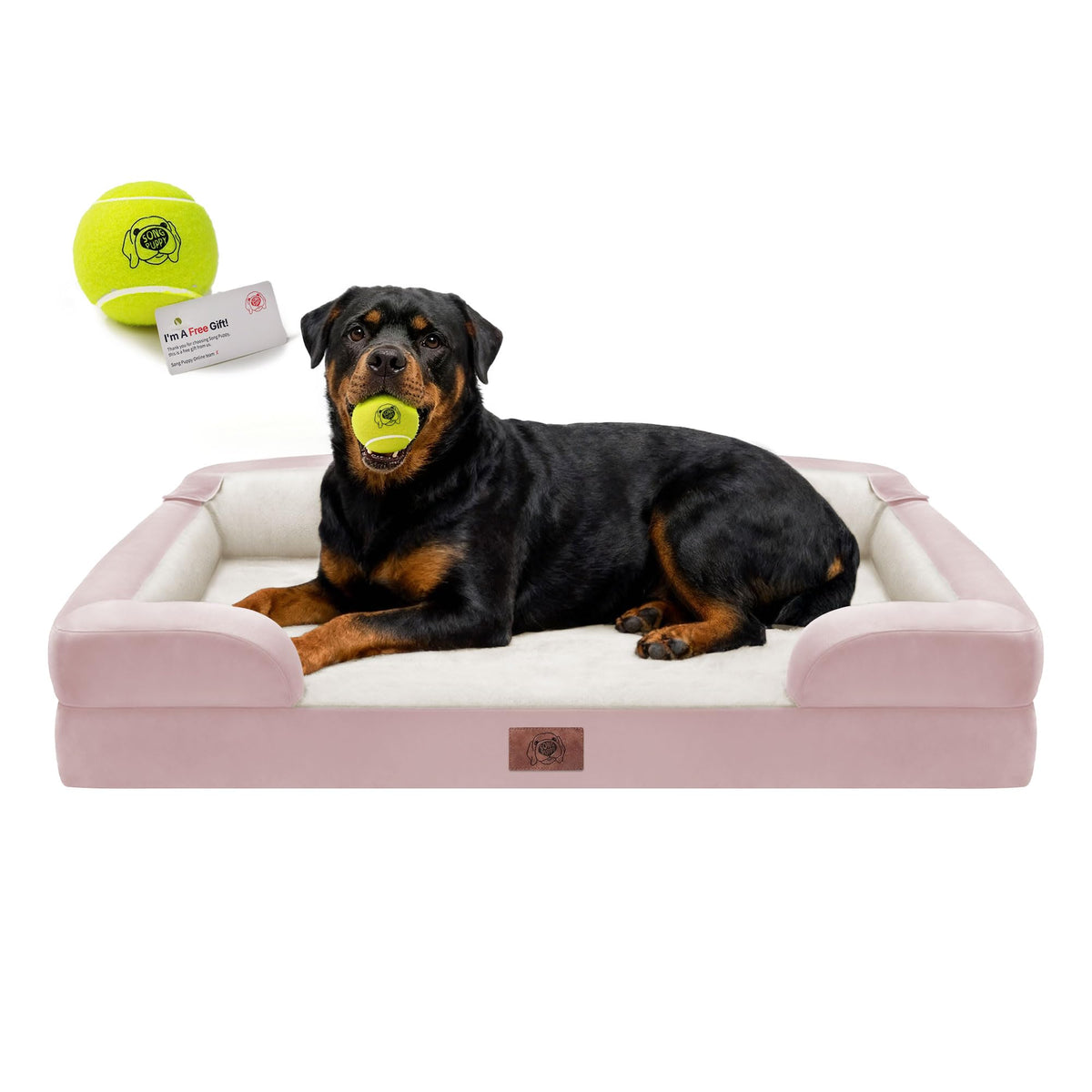 Song Puppy Waterproof Orthopedic Dog Bed for Extra Large Sized Dogs