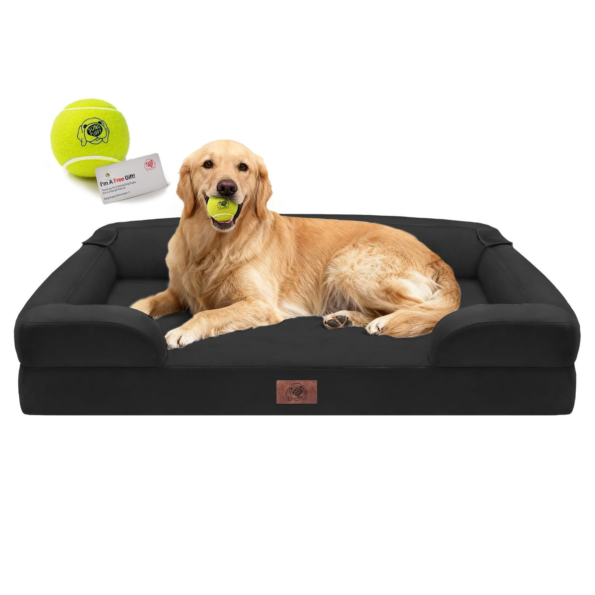 Song Puppy Waterproof Orthopedic Dog Bed for Extra Large Sized Dogs
