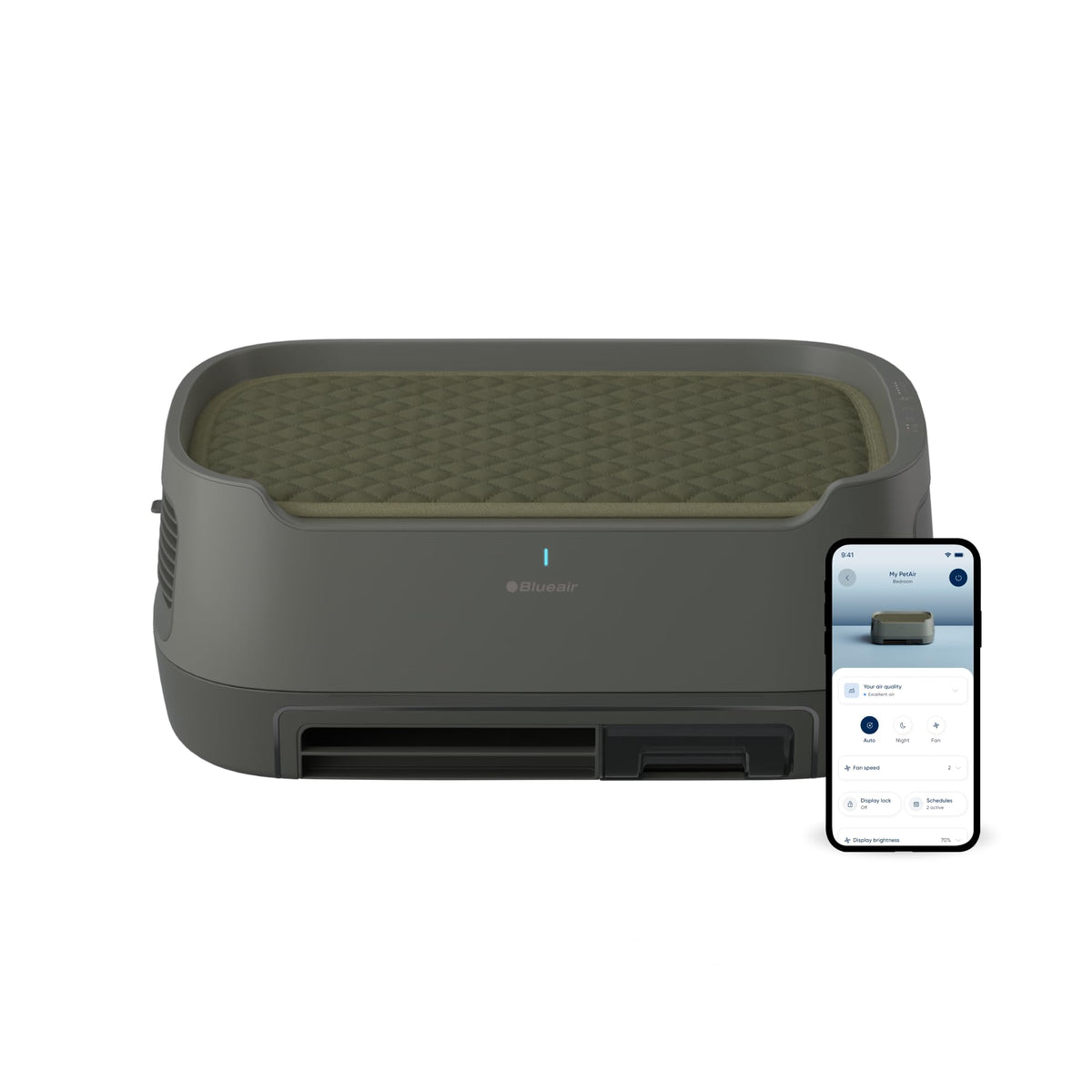 BLUEAIR Air Purifiers & Pet Bed for Home Dogs & Cats, 1301 Ft², PetAir Pro
