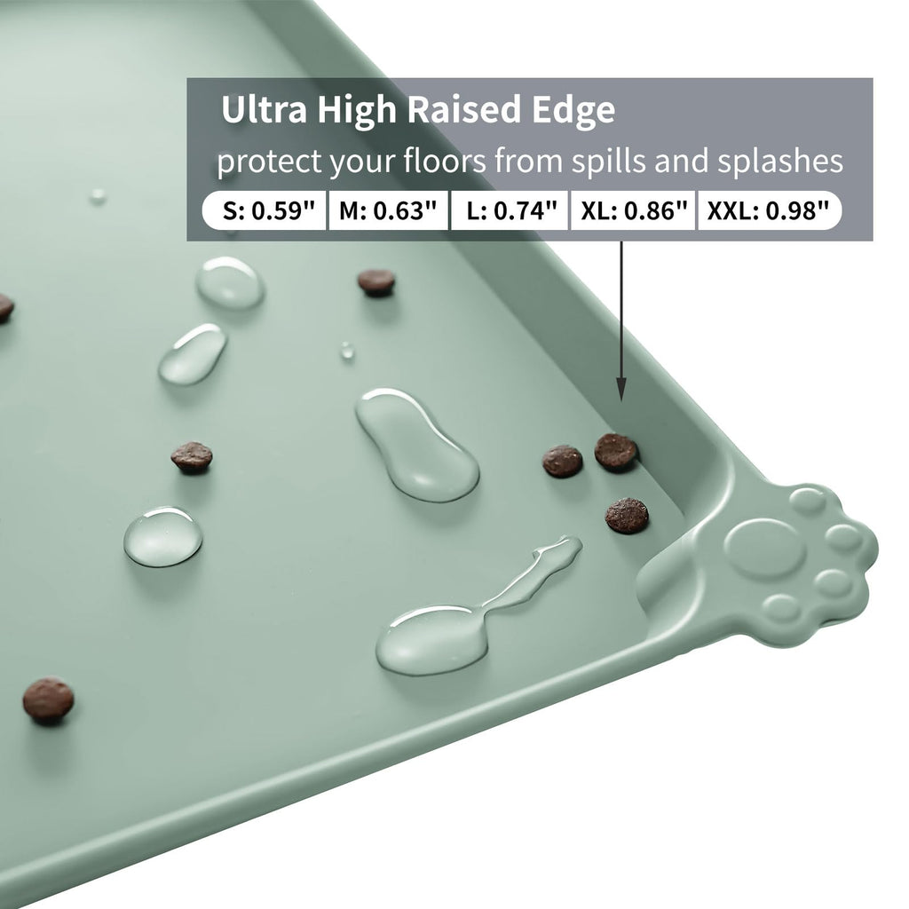 Reopet Silicone Pet Feeding Mat - Waterproof & Non-Slip Dog Cat Placemat