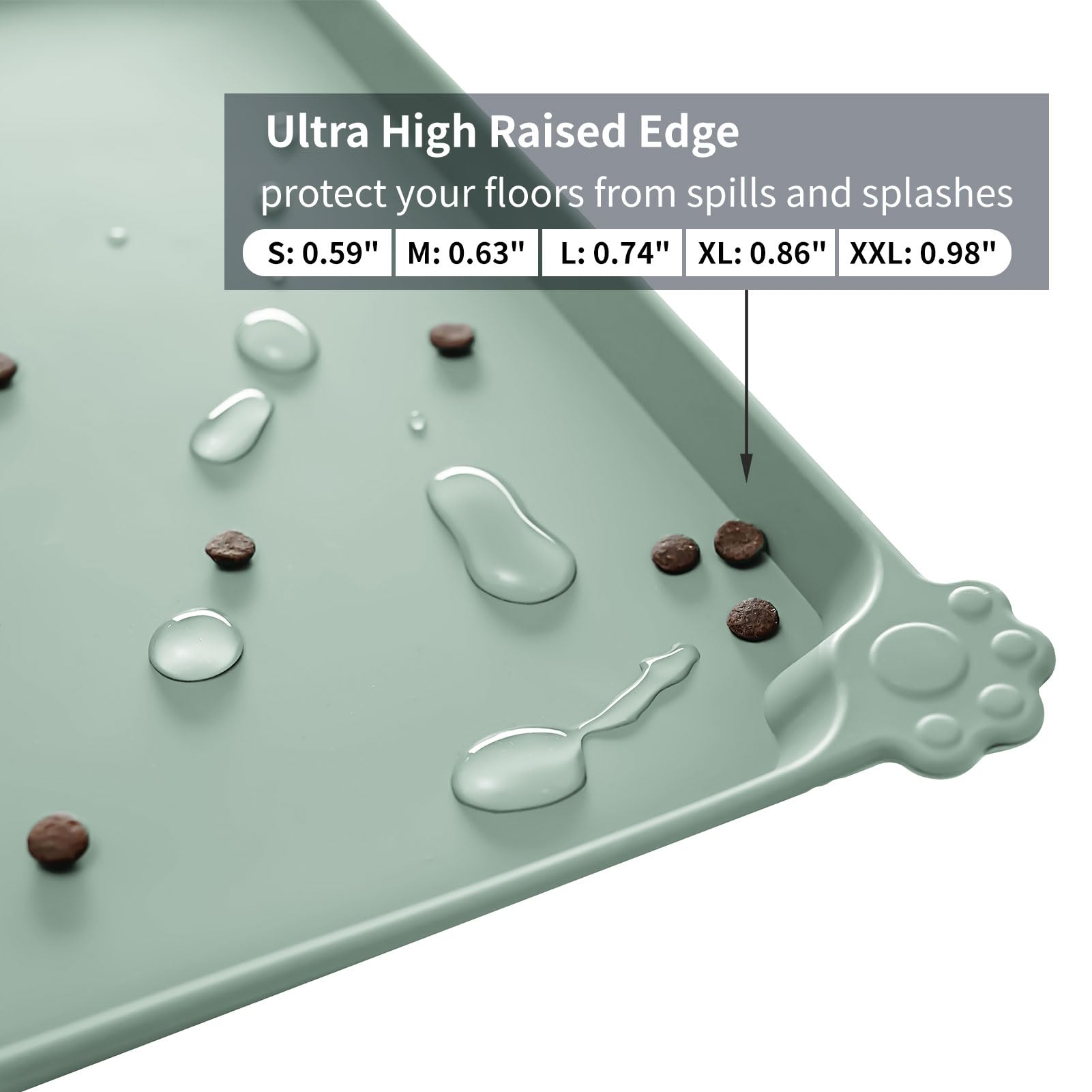 Reopet Silicone Pet Feeding Mat - Waterproof & Non-Slip Dog Cat Placemat