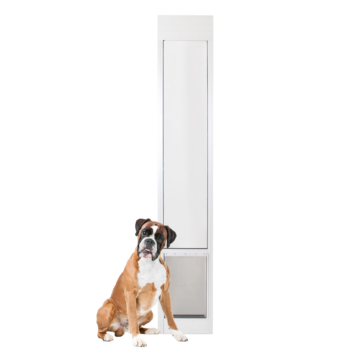PetSafe Sliding Glass Pet Door, 1 Piece, Large-Tall Dogs to 130 lb, White