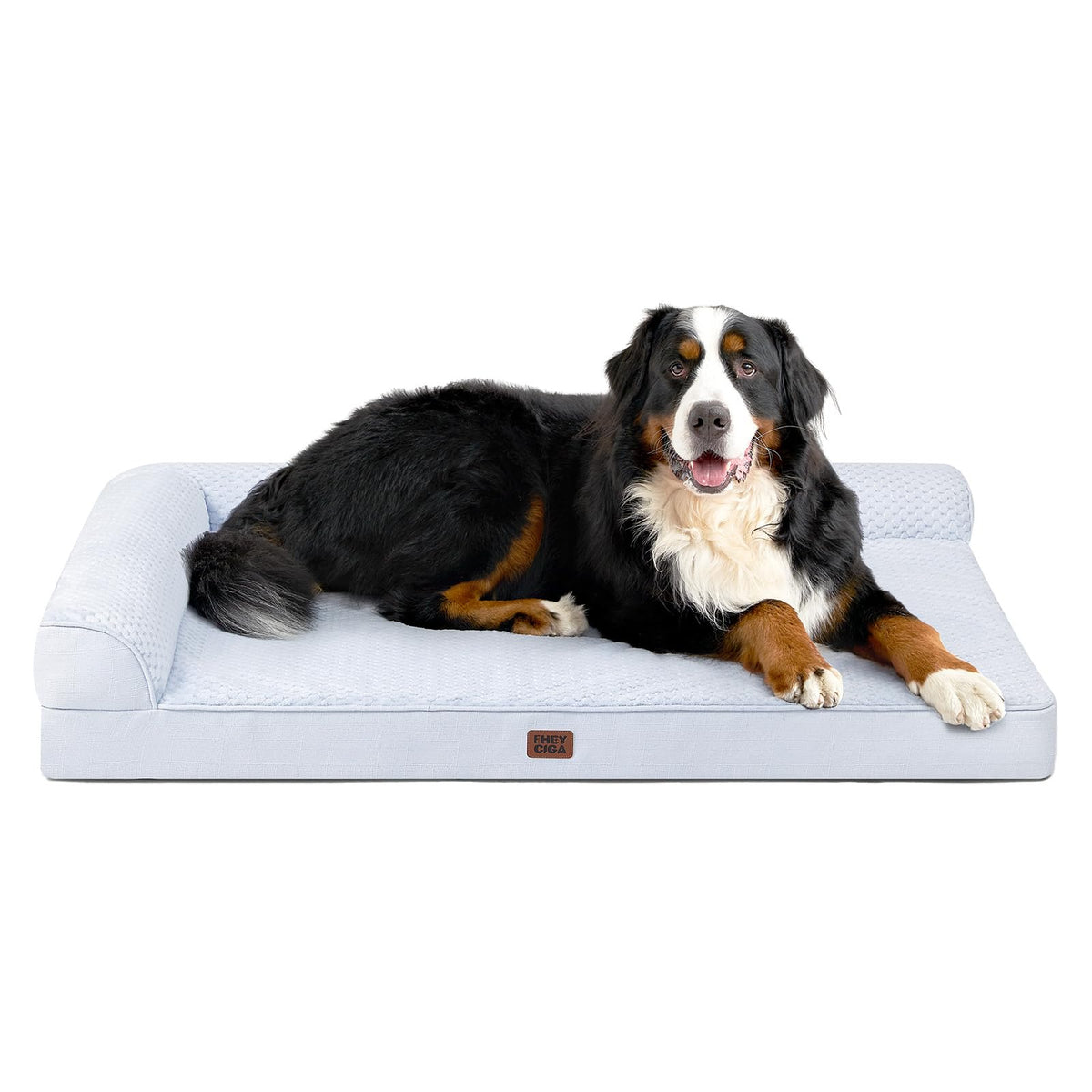 EHEYCIGA Orthopedic Dog Bed Medium Size, Memory Foam Dog Bed, Navy Blue