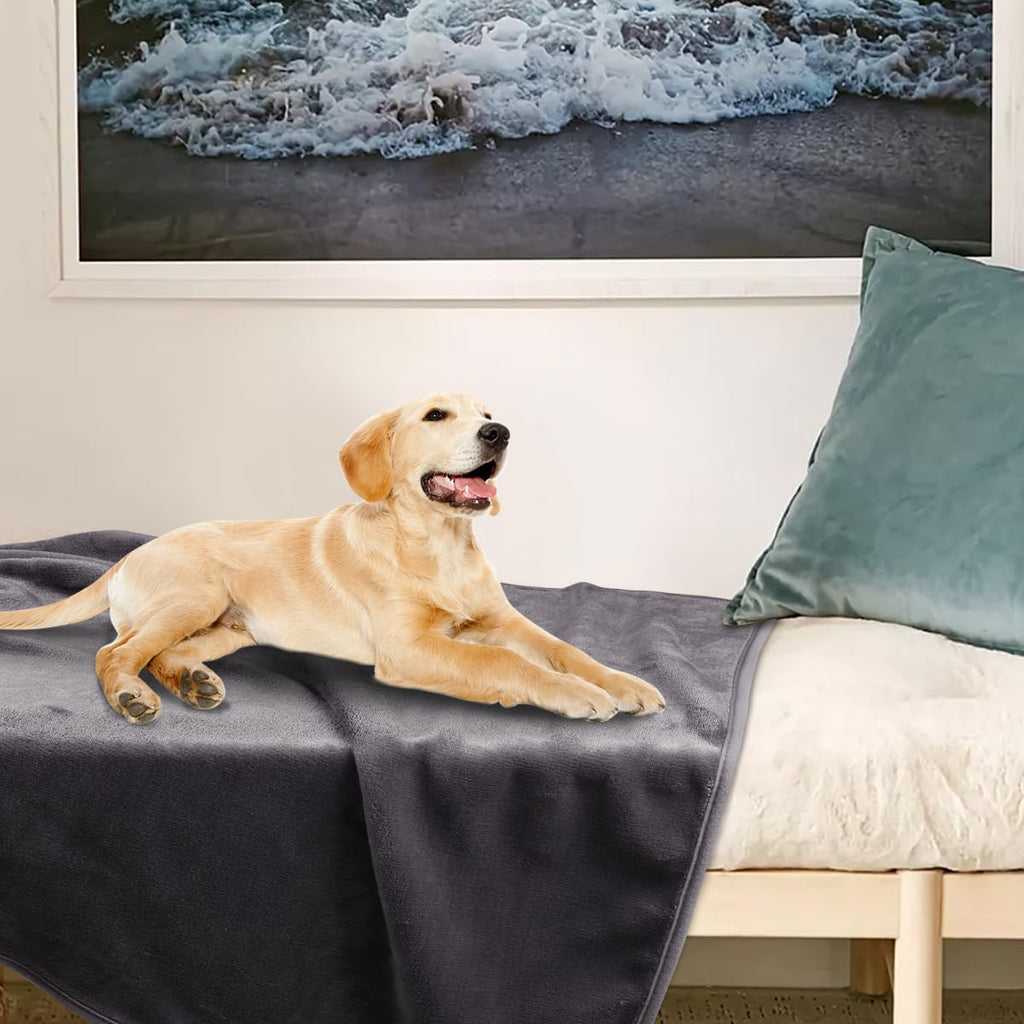 Onarway Dog Blanket Washable for Puppy: 4 Packs Dog Blankets 40”x28”