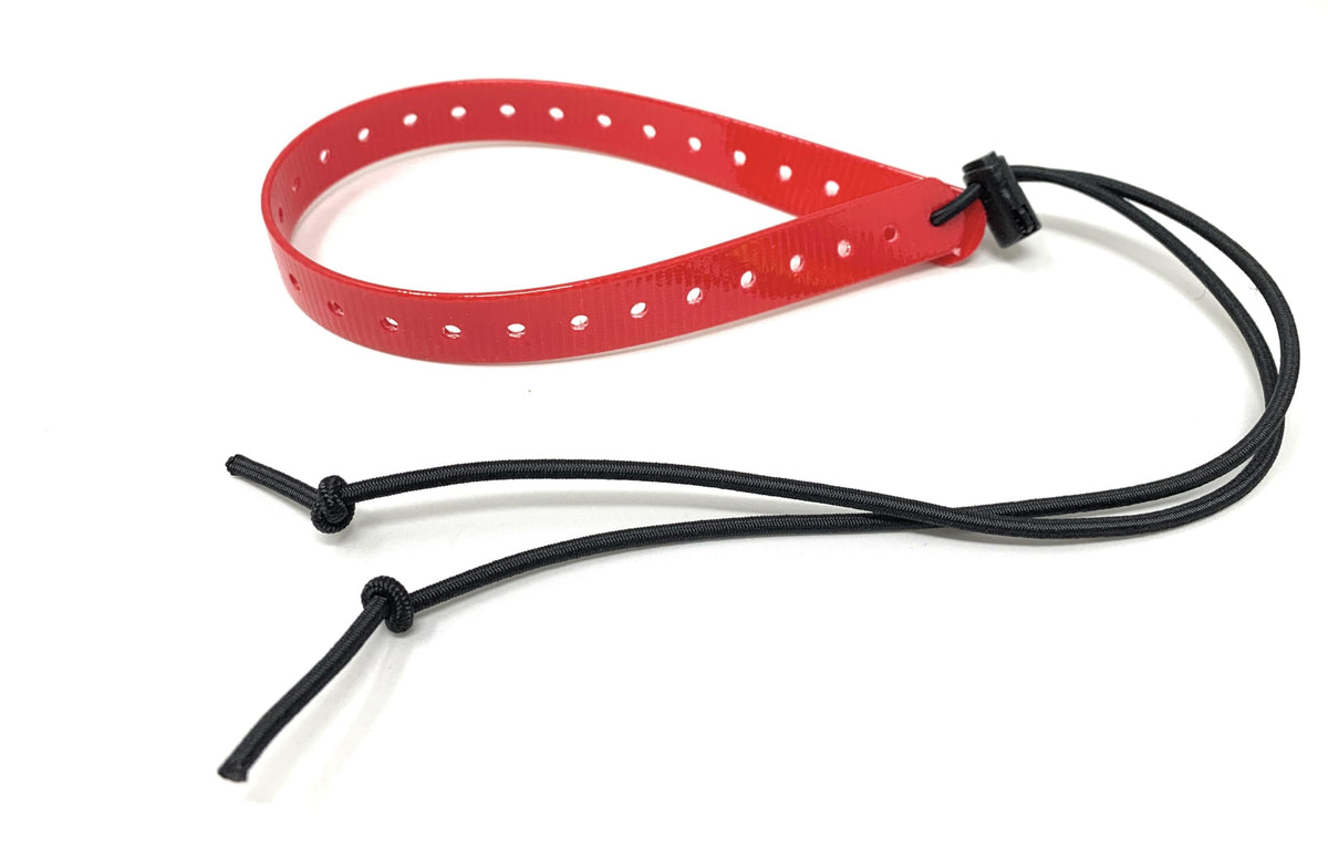 Replacement GPS eCollar with Adjustable Bungee, Multi-Hole Design, and Secure Toggle Closure for Small Dogs (Reflective Pink, Small Neck)