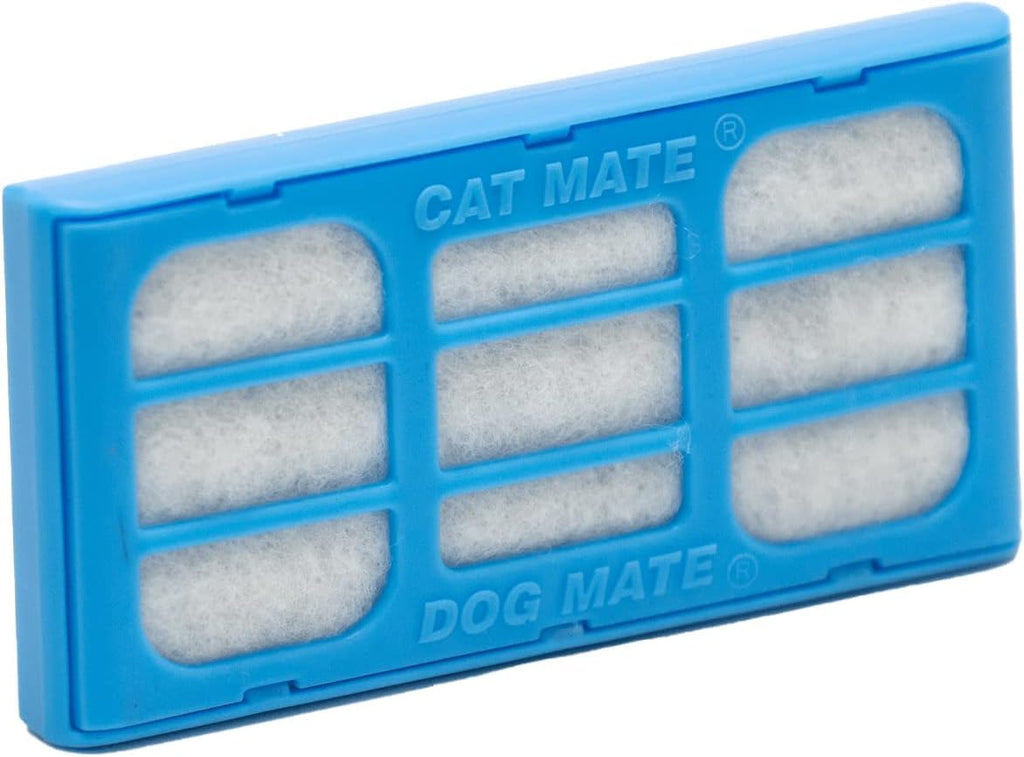 Cat Mate (389) Filter Cartridges for Pet Fountains (6-Pack), Ideal for Soft Water