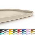 SMILOOL Waterproof Silicone Pet Food Mat with Raised Edge for Dog & Cat