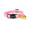 Cognatio Safety Quick Release Cat Collars,Double Velvet with Bell Available in a Range Colors,Perfect for Your Kitty, Adjustable 20-30 cm (20-30cm, Baby Pink)