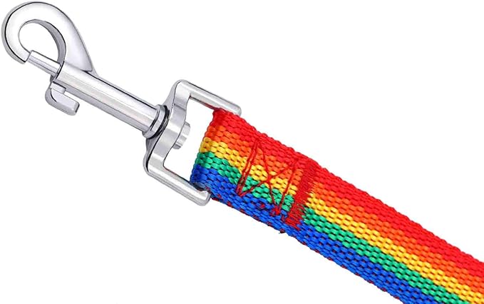 AmaGood Dog Training Leash Long Recall Training Agility Leash-15 ft 20 ft 30 ft 50 ft Long Lead Leash for Dog Training,Recall,Play,Safety,Camping (15feet, Rainbow)