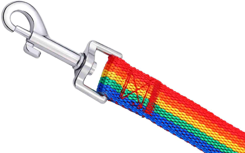 AmaGood Dog/Puppy Obedience Recall Training Agility Lead-15 ft 20 ft 30 ft 50 ft Long Leash-for Dog Training,Recall,Play,Safety,Camping (50feet, Rainbow)