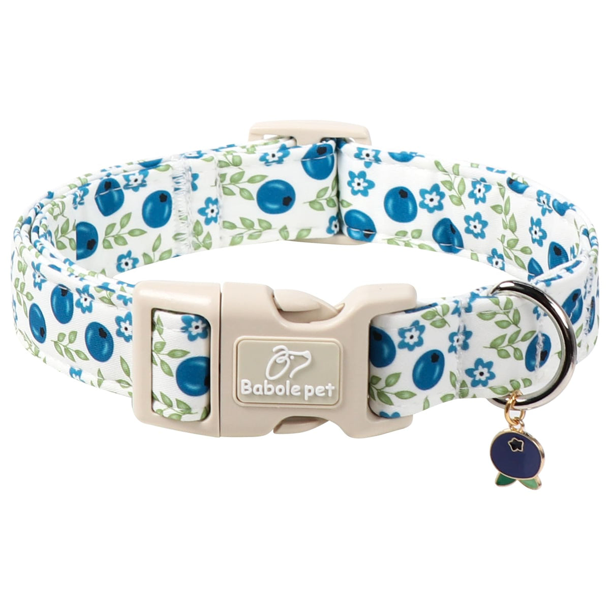 Babole Pet St Patricks Day Dog Collar for Giant Large Dogs - Lucky Flower Shamrock Green Dog Collars, Cute Irish Clover Puppy Collar with Quick Release Buckle for Girls&Boys Dogs XL