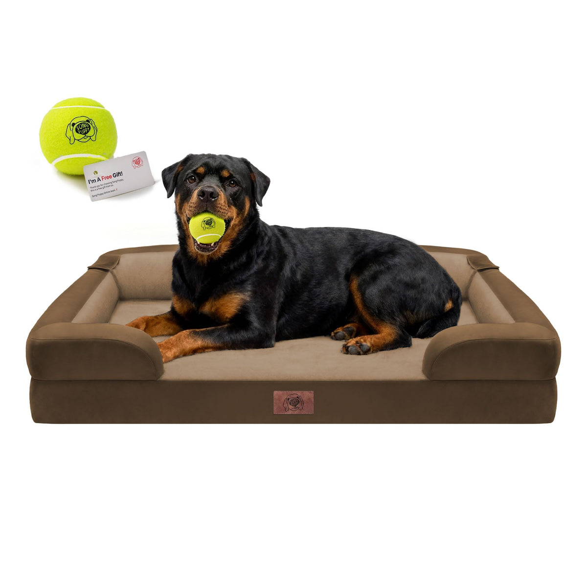 Song Puppy Waterproof Orthopedic Dog Bed for Extra Large Sized Dogs