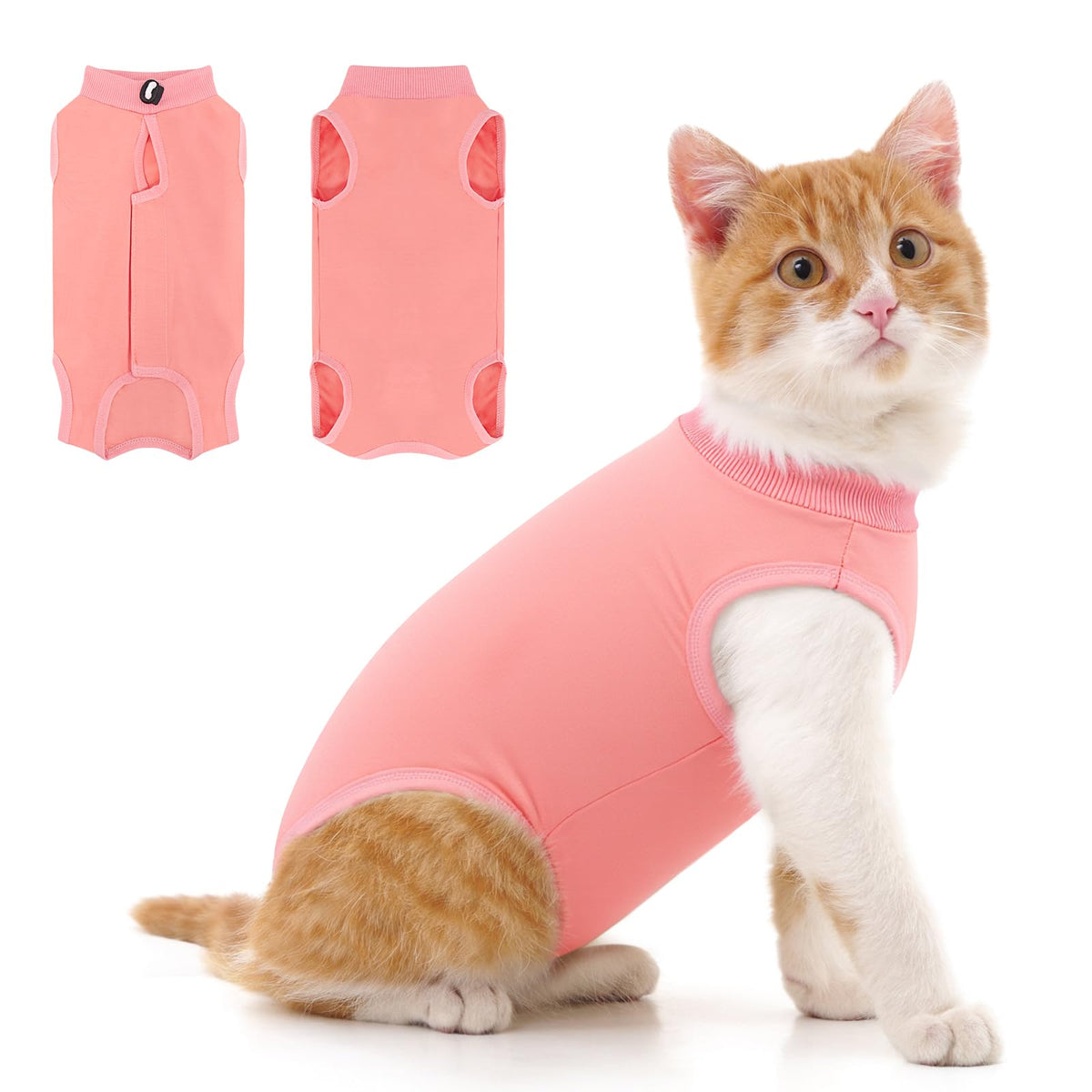 Coppthinktu Cat Recovery Suit Cat Onesie After Surgery for Abdominal Wounds