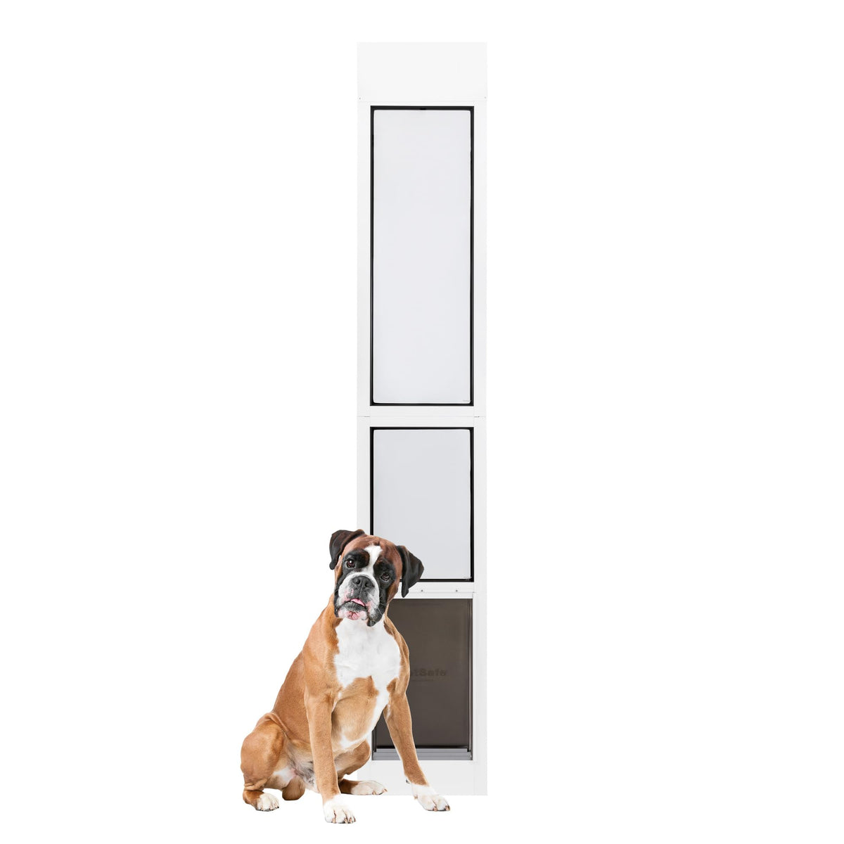 PetSafe Extreme Weather Sliding Glass Pet Door, 3-Flap Insulated, Medium