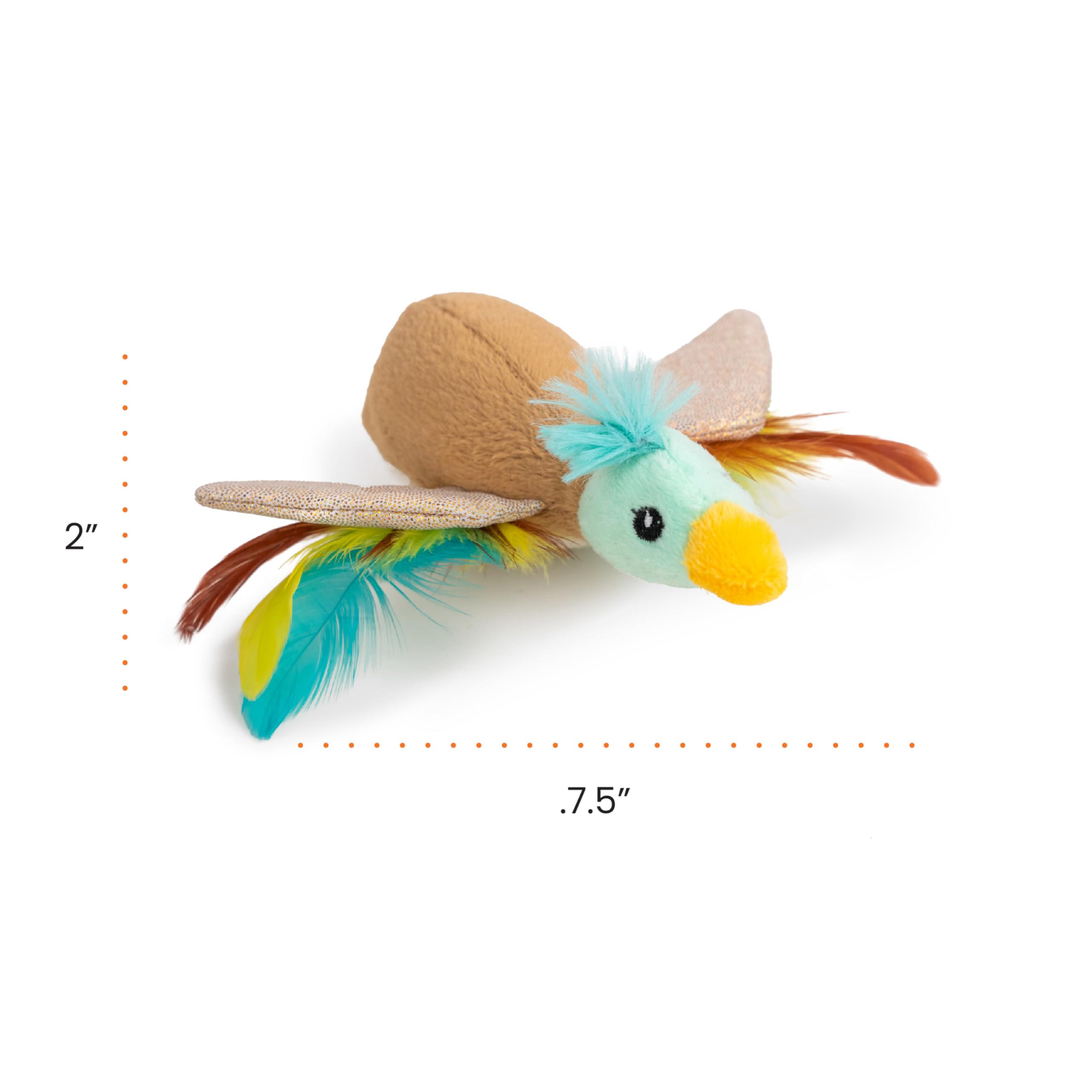 Catstages Flapperz Duck Plush Interactive Catnip Cat Toy