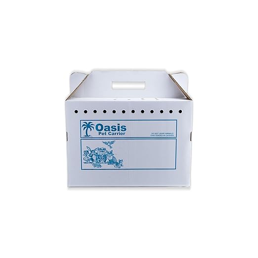 Disposable Cardboard Pet Carrier 12/Case | Sturdy Corrugated Cardboard Carrier | 17.5" L x 12.25" H x 8.75" W