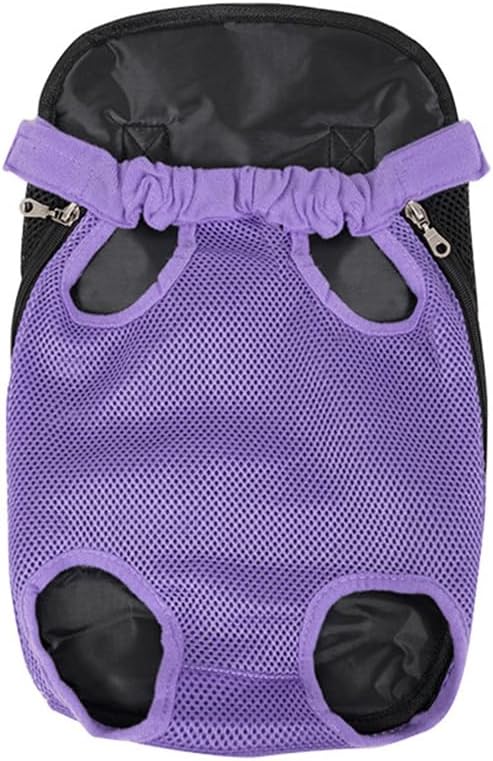 Leconpet Pet Carrier Backpack, Legs Out Adjustable Pet Front Cat Dog Carrier Backpack, Easy-Fit Dog Travel Backpack Carrier for Hiking Camping for Small Medium Puppies Cats (Fuchsia, M)