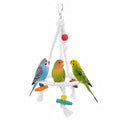 Hypeety Bird Swing Multi Birds Cotton Rope Round Hanging Hammock Perch Toy