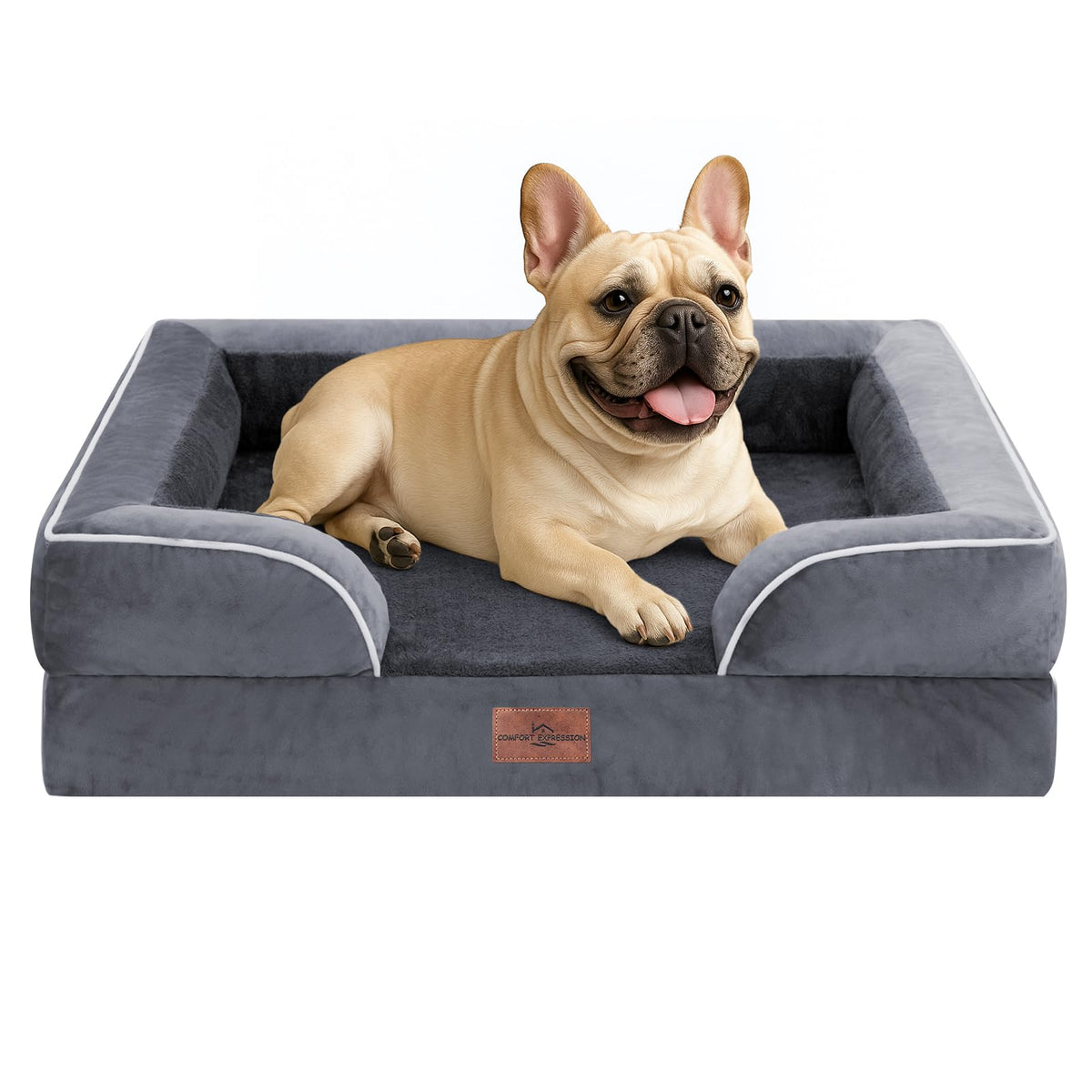 Comfort Expression Waterproof Orthopedic Dog Bed for Medium Size Dog