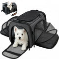 Soft Sided Pet Carrier for Small Dogs & Cats (Up to 9 lbs) – Airline Approved Underseat Travel Bag with Breathable Mesh, Luggage Strap & Washable Mat – Compact & Lightweight, Grey