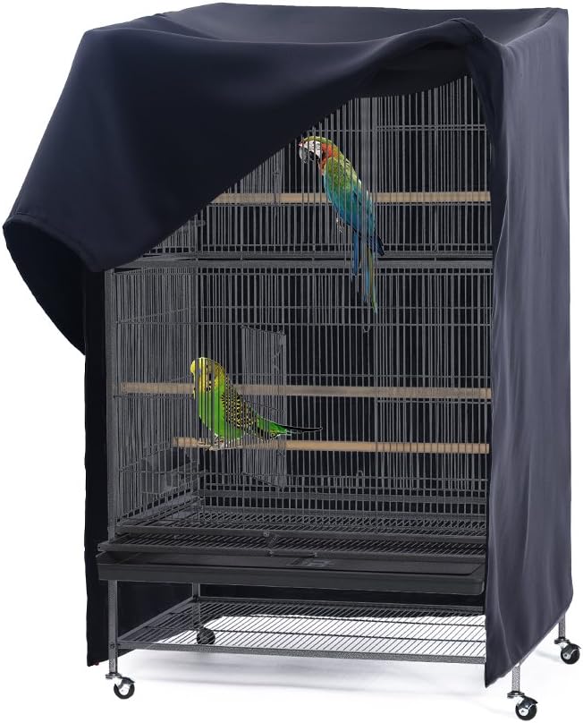 PONY DANCE Pets Product Universal Birdcage Cover Blackout & Breathable Birdcage Cover for Pets' Good Night, Large