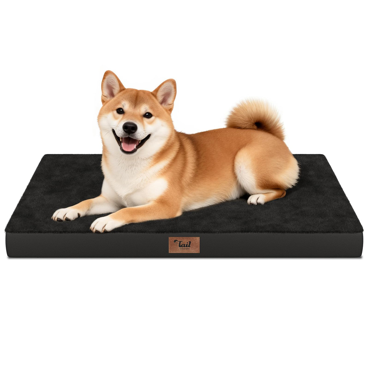 Tail Stories Outdoor Waterproof Orthopedic Dog Bed for Medium Size Dogs