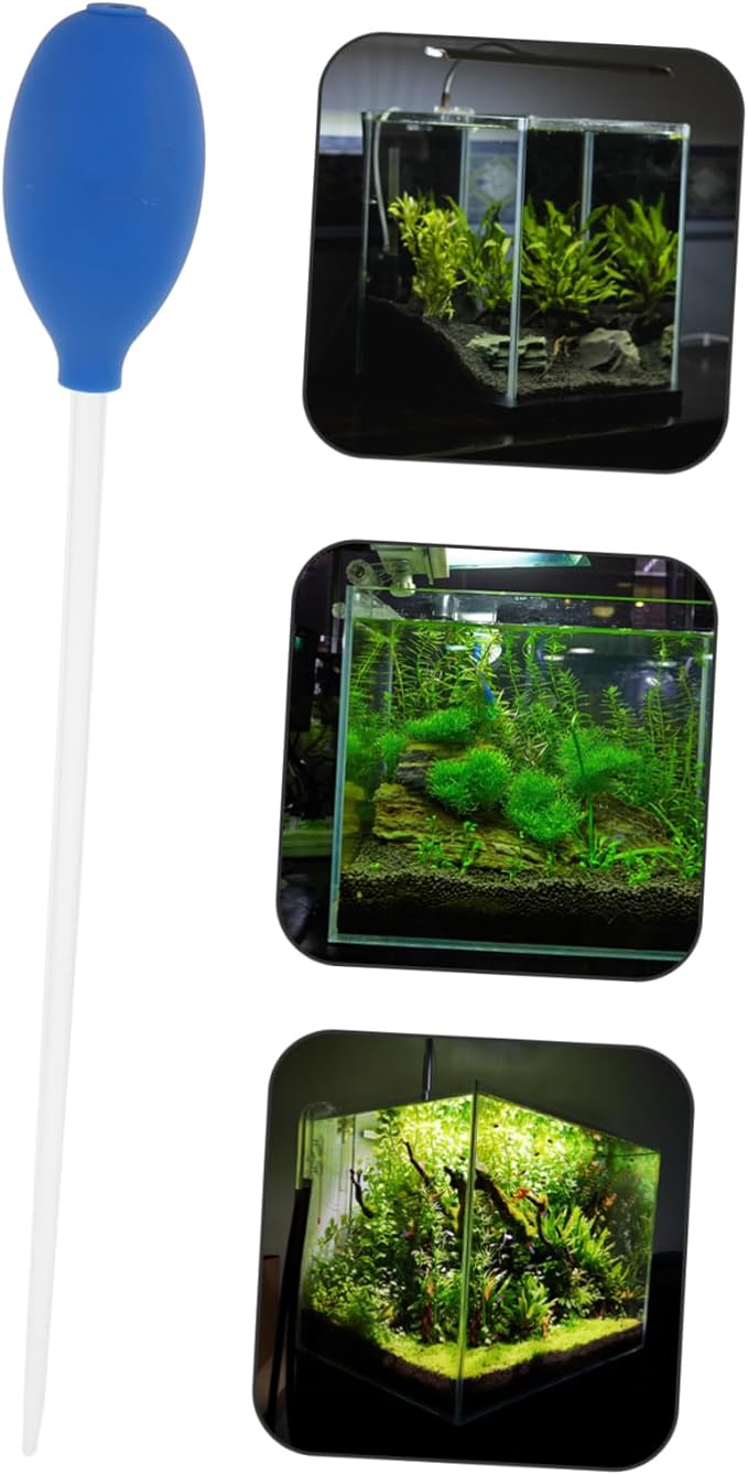 Abaodam Portable Coral Feeder and Water Changer Tool for Fish Tank Easy Use Aquarium Cleaning and Maintenance Device Lightweight Siphon Pump for Healthy Aquarium Ecosystem
