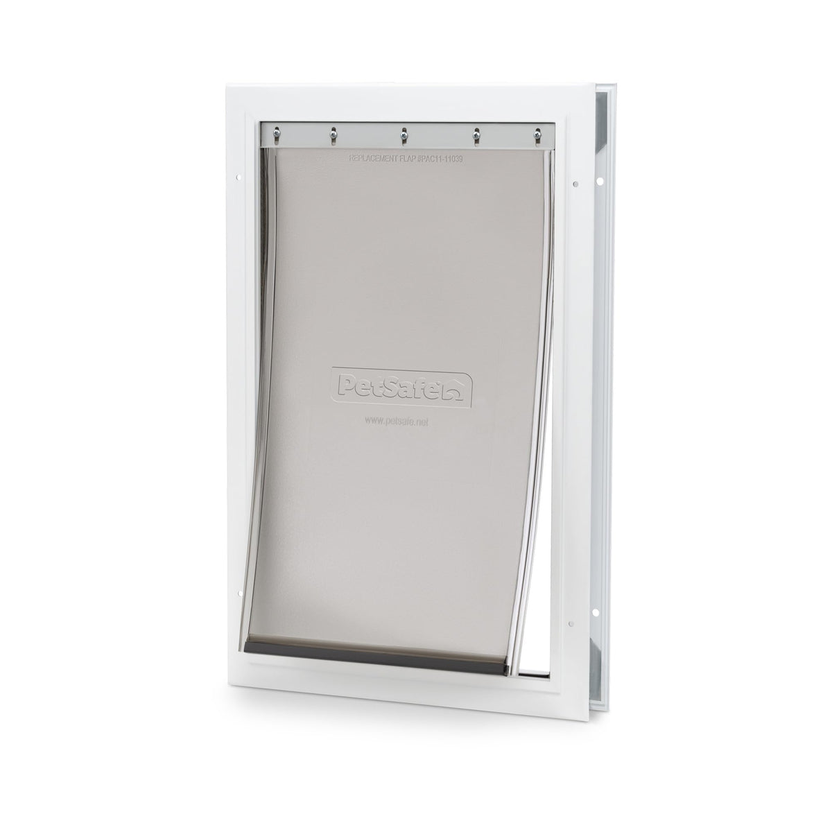 PetSafe Freedom Aluminum Pet Door, Vinyl Flap, Up to 220 lb, X-Large, White