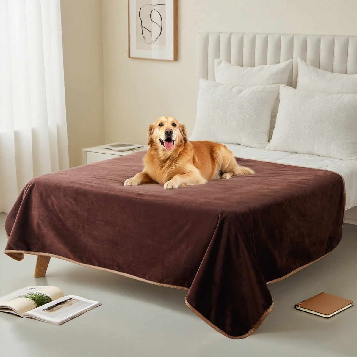 CAPT.SNOOZE Waterproof Pet Blanket for Small Dogs and Cats 30"x40"