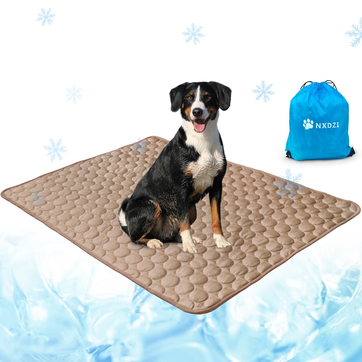 NXDZI Dog Cooling Mat for Dogs, Pet Cooling Pad Bed for Dog Easy Washable for All Types of Pets and Perfect for Both Indoor and Outdoor Use, Including Car Seats 40" x 28"