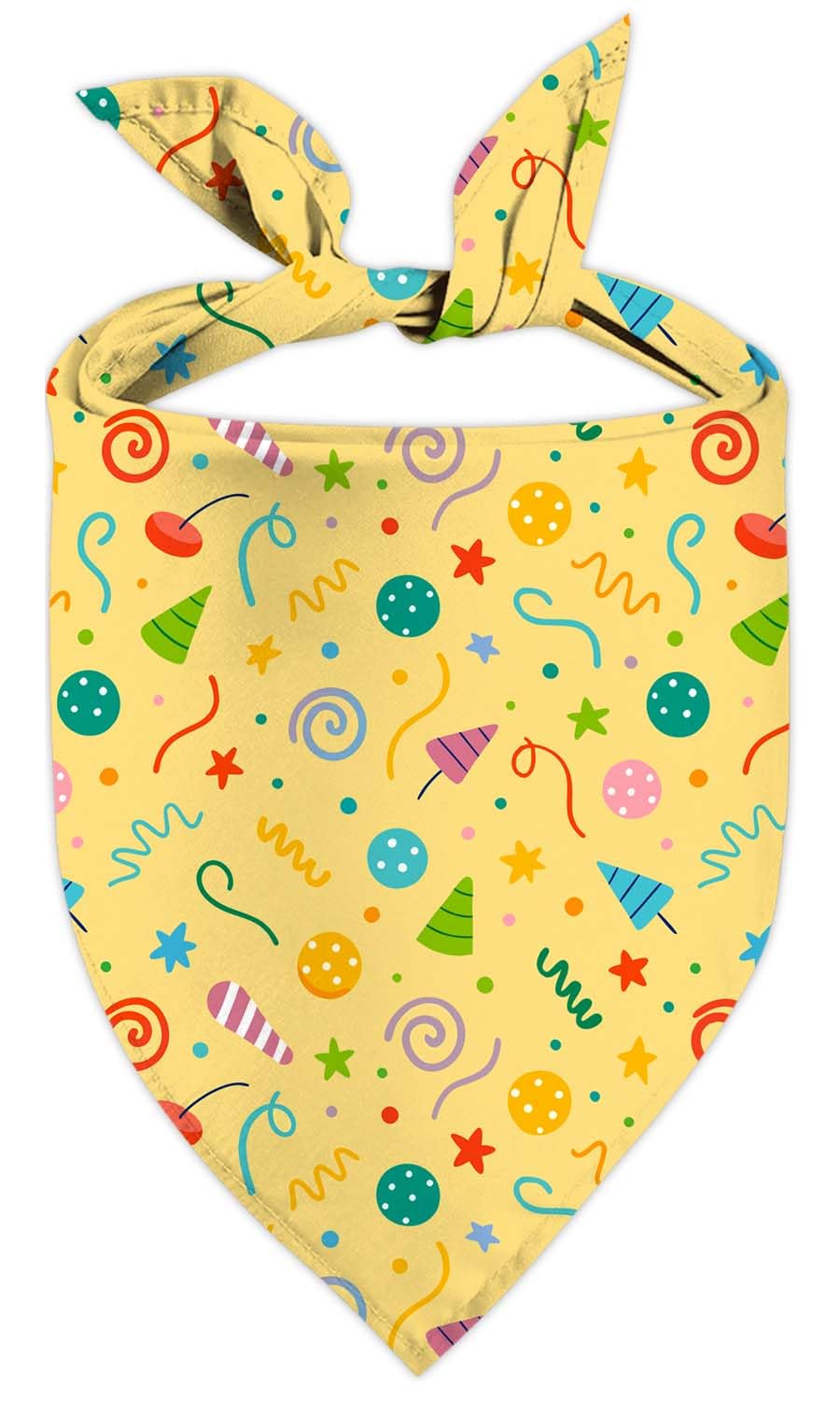 Birthday Dog Bandanas, Double Side Reversible Large Pet Scarves, Celebration Set, Adjustable Triangle Holiday Bandanas for Dogs Girl Boy Pets