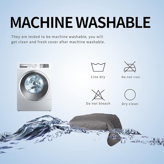 Easy-Going 100% Waterproof Dog Bed Cover, Non-Slip Pet Blanket for Furniture, Washable Couch Cover, Repleasement Sofa Cover (30X70 in, Grey)