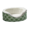 MidWest Homes for Pets Orthoperdic Egg-Crate Nesting Pet Bed w/Teflon Fabric Protector, XS Green